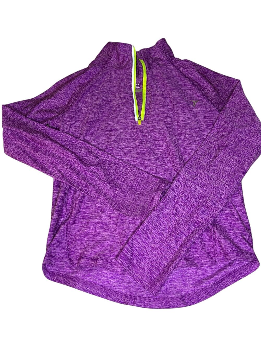 Old Navy Active Purple quarter zip shirt size 8